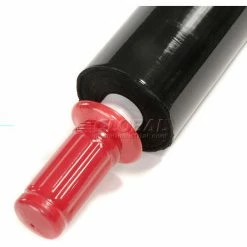 Western Plastics Stretch Wrap W/Extended Core Handle, Blown, 80 Gauge, 20"Wx1000'L, Black - Pkg Qty 4 -Protective Packaging Sales Store 242265 01