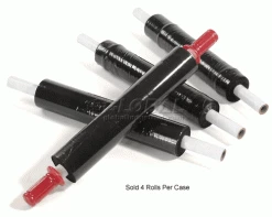 Western Plastics Stretch Wrap W/Extended Core Handle, Blown, 80 Gauge, 20"Wx1000'L, Black - Pkg Qty 4 -Protective Packaging Sales Store 242265 3wco