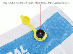 Global Industrial™ Polywoven Dunnage Air Bags, 2 Ply, 36"W x 66"L - Pkg Qty 25 -Protective Packaging Sales Store 244257IN 2wco