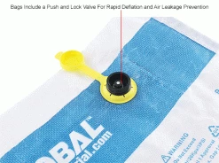 Global Industrial™ Polywoven Dunnage Air Bags, 2 Ply, 36"W x 84"L - Pkg Qty 20 -Protective Packaging Sales Store 244267IN 2wco