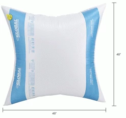 Global Industrial™ Polywoven Dunnage Air Bags, 2 Ply, 48"W x 48"L - Pkg Qty 25 -Protective Packaging Sales Store 244269IN dim