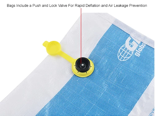Global Industrial Polywoven Dunnage Air Bags, 2 Ply, 48"W x 84"L - Pkg Qty 20 11 Global Industrial Polywoven Dunnage Air Bags, 2 Ply, 48"W x 84"L - Pkg Qty 20 - Image 9