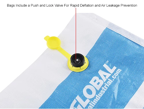 Global Industrial Polywoven Dunnage Air Bags, 2 Ply, 48"W x 96"L - Pkg Qty 20 11 Global Industrial Polywoven Dunnage Air Bags, 2 Ply, 48"W x 96"L - Pkg Qty 20 - Image 9
