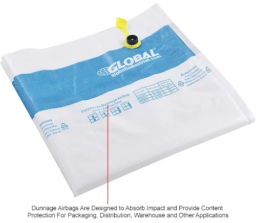 Global Industrial Polywoven Dunnage Air Bags, 2 Ply, 48"W x 96"L - Pkg Qty 20 12 Global Industrial Polywoven Dunnage Air Bags, 2 Ply, 48"W x 96"L - Pkg Qty 20 - Image 10