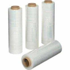 Global Industrial™ Stretch Wrap, Cast, 70 Gauge, 18"Wx1500'L, Clear - Pkg Qty 4