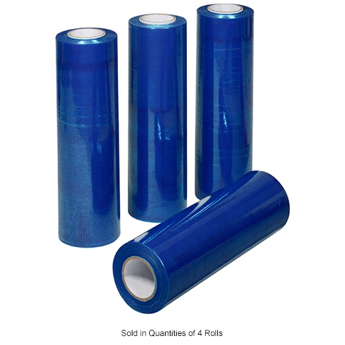 Global Industrial Stretch Wrap, Cast, 80 Gauge, 18"Wx1500'L, Blue Tint - Pkg Qty 4 8 Global Industrial Stretch Wrap, Cast, 80 Gauge, 18"Wx1500'L, Blue Tint - Pkg Qty 4 - Image 6