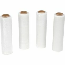 Global Industrial™ Hybrid Stretch Wrap, Cast, 65 Gauge, 18"Wx1500'L, Clear - Pkg Qty 4 -Protective Packaging Sales Store 422769 06