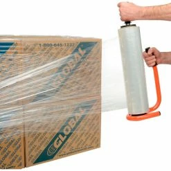 Global Industrial™ Hybrid Stretch Wrap, Cast, 47 Gauge, 18"Wx1476'L, Clear - Pkg Qty 4 -Protective Packaging Sales Store 422772 04