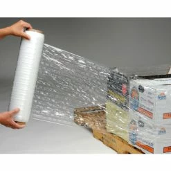 Western Plastics Machine Length Vented Stretch Wrap, 100 Gauge, 20"Wx3300'L, Clear -Protective Packaging Sales Store 423064 02
