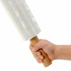 Western Plastics Stretch Wrap W/Extended Core Handle, Cast, 120 Gauge, 20"Wx700'L, Clear - Pkg Qty 4 -Protective Packaging Sales Store 706600 03 2