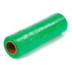 Western Plastics Western Plastic Stretch Wrap, Blown, 80 Gauge, 18"Wx1500'L, Light Green - Pkg Qty 4