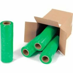 Western Plastics Western Plastic Stretch Wrap, Blown, 80 Gauge, 18"Wx1500'L, Light Green - Pkg Qty 4 -Protective Packaging Sales Store 795473GN 02