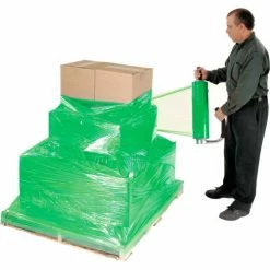 Western Plastics Western Plastic Stretch Wrap, Blown, 80 Gauge, 18"Wx1500'L, Light Green - Pkg Qty 4 -Protective Packaging Sales Store 795473GN 04