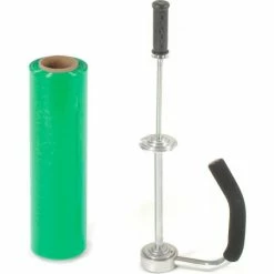 Western Plastics Western Plastic Stretch Wrap, Blown, 80 Gauge, 18"Wx1500'L, Light Green - Pkg Qty 4 -Protective Packaging Sales Store 795473GN 06