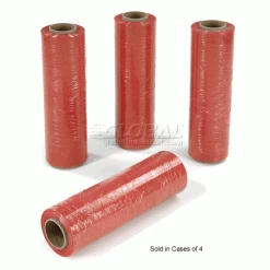 Western Plastics Western Plastic Stretch Wrap, Blown, 80 Gauge, 18"Wx1500'L, Red - Pkg Qty 4 -Protective Packaging Sales Store 795473RD 3wco