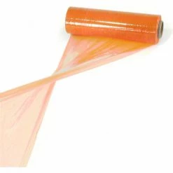 Western Plastics Western Plastic Stretch Wrap, Blown, 80 Gauge, 18"Wx1500'L, Light Orange - Pkg Qty 4 -Protective Packaging Sales Store 795473RG 03