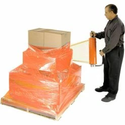 Western Plastics Western Plastic Stretch Wrap, Blown, 80 Gauge, 18"Wx1500'L, Light Orange - Pkg Qty 4 -Protective Packaging Sales Store 795473RG 04
