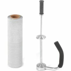 Western Plastics Western Plastic Stretch Wrap, Blown, 80 Gauge, 18"Wx1500'L, White - Pkg Qty 4 -Protective Packaging Sales Store 795473WH 06