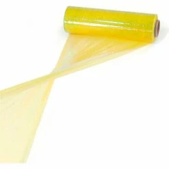 Western Plastics Western Plastic Stretch Wrap, Blown, 80 Gauge, 18"Wx1500'L, Yellow - Pkg Qty 4 -Protective Packaging Sales Store 795473YL 03