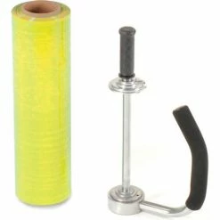 Western Plastics Western Plastic Stretch Wrap, Blown, 80 Gauge, 18"Wx1500'L, Yellow - Pkg Qty 4 -Protective Packaging Sales Store 795473YL 07