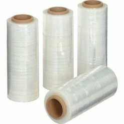 Goodwrappers Stretch Wrap, Cast, 65 Gauge, 13"Wx1500'L, Clear - Pkg Qty 4