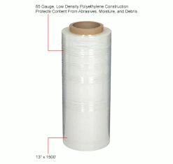 Goodwrappers™ Stretch Wrap, Cast, 65 Gauge, 13"Wx1500'L, Clear - Pkg Qty 4 -Protective Packaging Sales Store 806264IN 1wco