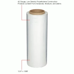 Goodwrappers Stretch Wrap, Cast, 42 Gauge, 12-13/16"Wx1588'L, Clear - Pkg Qty 4 -Protective Packaging Sales Store 806266IN 1wco