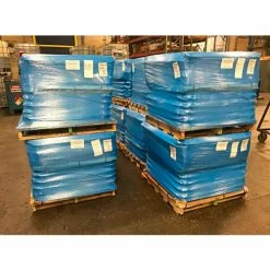 Armor Poly® VCI Hand Stretch Film w/Handle, 100 Gauge, 5"W x 900'L, Blue - Pkg Qty 12 -Protective Packaging Sales Store ARMOR POLY Stretch Film Application 3 2