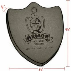 Armor Shield® VCI Foam Emitters, 4-1/16"W x 3-1/2"L, 3/8" Thick, Gray, 10/Pack -Protective Packaging Sales Store ARMOR SHIELD CF33 Emitter Illustration