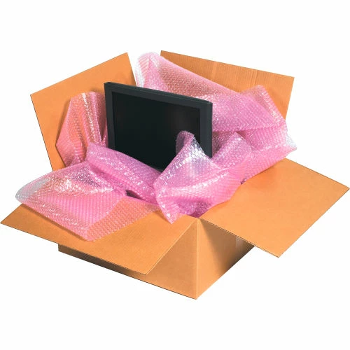 Global Industrial Non Perf. Anti Static Bubble Roll, 48"W x 250'L x 1/2" Thick, Pink, 1 Roll 4 Global Industrial Non Perf. Anti Static Bubble Roll, 48"W x 250'L x 1/2" Thick, Pink, 1 Roll - Image 2