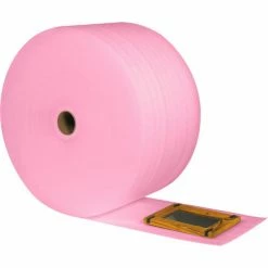 Global Industrial™ Anti Static Air Foam Rolls, 18"W x 250'L x 1/4" Thick, Pink, 4 Rolls -Protective Packaging Sales Store AS UPS FOAM 03
