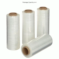 Stretch Wrap, Cast, 90 Gauge, 15"Wx1600'L, Clear - Pkg Qty 4 -Protective Packaging Sales Store B2043518IN 3wco