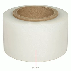 Banding Stretch Wrap, Cast, 135 Gauge, 3"Wx650'L, Clear - Pkg Qty 18 -Protective Packaging Sales Store B2043688IN 2wco