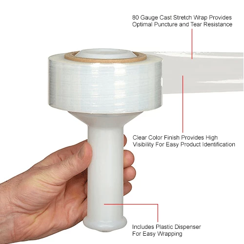 Banding Stretch Wrap, Cast, 80 Gauge, 2"Wx1000'L, Clear - Pkg Qty 24 9 Banding Stretch Wrap, Cast, 80 Gauge, 2"Wx1000'L, Clear - Pkg Qty 24 - Image 7