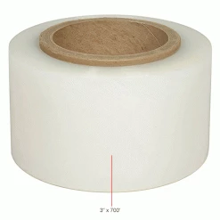 Banding Stretch Wrap, Cast, 120 Gauge, 3"Wx700'L, Clear - Pkg Qty 18 -Protective Packaging Sales Store B2056093IN 2wco