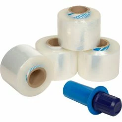 Goodwrappers™ Banding Stretch Wrap, Cast, 90 Gauge, 3"Wx1000'L, Clear - Pkg Qty 4