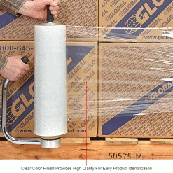 Stretch Wrap, Cast, 90 Gauge, 18"Wx1600'L, Clear - Pkg Qty 4 -Protective Packaging Sales Store B2056273IN 2wco