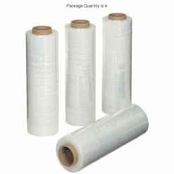 Stretch Wrap, Cast, 90 Gauge, 18"Wx1600'L, Clear - Pkg Qty 4 -Protective Packaging Sales Store B2056273IN 3wco