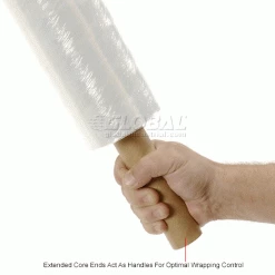 Stretch Wrap W/Extended Core Handle, Cast, 70 Gauge, 20"Wx1000'L, Clear - Pkg Qty 4 18 Stretch Wrap W/Extended Core Handle, Cast, 70 Gauge, 20"Wx1000'L, Clear - Pkg Qty 4 -Protective Packaging Sales Store B2056397IN 2wco