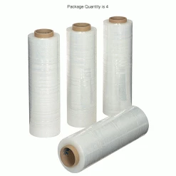 Stretch Wrap, Cast, 60 Gauge, 18"Wx1600'L, Clear - Pkg Qty 4 -Protective Packaging Sales Store B2056623IN 3wco