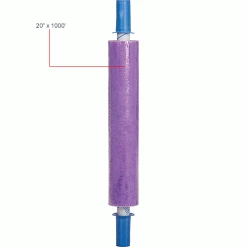 Goodwrappers Stretch Wrap W/Extended Cord Handle, Blown, 80 Gauge, 20"Wx1000'L, Purple Tint - Pkg Qty 4 -Protective Packaging Sales Store B2056824IN 2wco