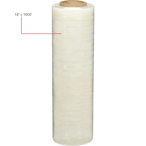 Stretch Wrap, Blown, 90 Gauge, 18"Wx1600'L, Clear - Pkg Qty 4 8 Stretch Wrap, Blown, 90 Gauge, 18"Wx1600'L, Clear - Pkg Qty 4 - Image 6