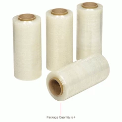 Stretch Wrap, Blown, 80 Gauge, 12"Wx1600'L, Clear - Pkg Qty 4 -Protective Packaging Sales Store B2057169IN 1wco
