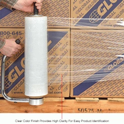 Stretch Wrap, Cast, 120 Gauge, 18"Wx1100'L, Clear - Pkg Qty 4 -Protective Packaging Sales Store B2057284IN 2wco