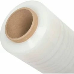 Global Industrial Stretch Wrap, Cast, 70 Gauge, 18"Wx1500'L, Clear - Pkg Qty 4 -Protective Packaging Sales Store B2057284 02 2