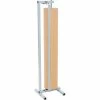 Bulman Products Vertical Paper Dispenser w/ Cutter, 48"W x 9" Dia. Roll Size, Light Gray -Protective Packaging Sales Store B397146