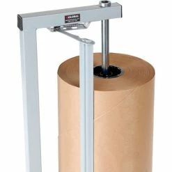 Bulman Products Vertical Paper Dispenser w/ Cutter, 48"W x 9" Dia. Roll Size, Light Gray 22 Bulman Products Vertical Paper Dispenser w/ Cutter, 48"W x 9" Dia. Roll Size, Light Gray -Protective Packaging Sales Store B397146 02