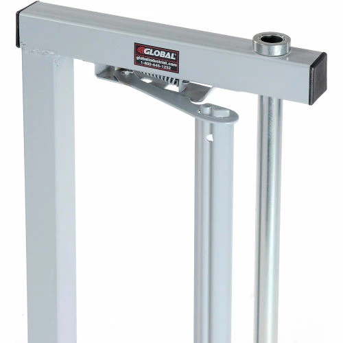 Bulman Products Vertical Paper Dispenser w/ Cutter, 48"W x 9" Dia. Roll Size, Light Gray 8 Bulman Products Vertical Paper Dispenser w/ Cutter, 48"W x 9" Dia. Roll Size, Light Gray - Image 6