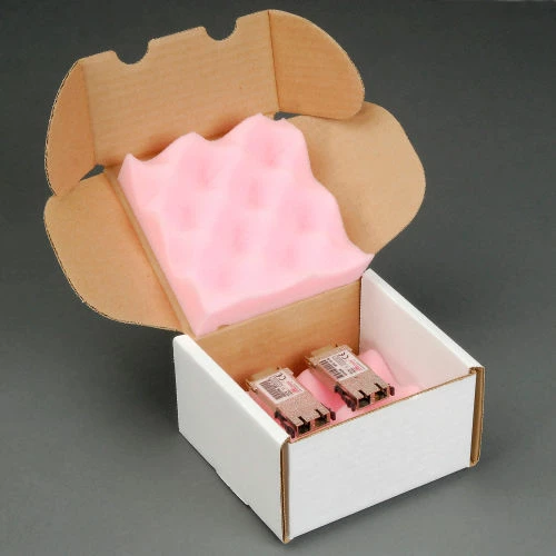 Anti Static Foam Shippers, 5"W x 5"L x 3"D, White - Pkg Qty 24 4 Anti Static Foam Shippers, 5"W x 5"L x 3"D, White - Pkg Qty 24 - Image 2