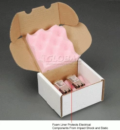Anti Static Foam Shippers, 5"W x 5"L x 3"D, White - Pkg Qty 24 16 Anti Static Foam Shippers, 5"W x 5"L x 3"D, White - Pkg Qty 24 -Protective Packaging Sales Store B664500 2wco